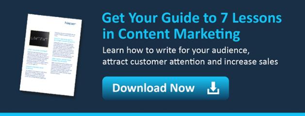 7 lessons in content marketing