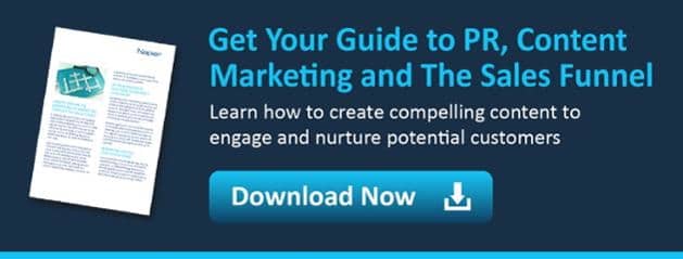PR Content Marketing and Sales Funnel